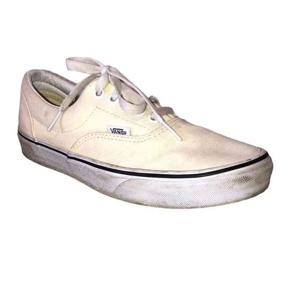 VANS Low Top Sneaker Women's Size 8/ Men's 6.5 Beige Yellow Unisex Shoes - Picture 11 of 11